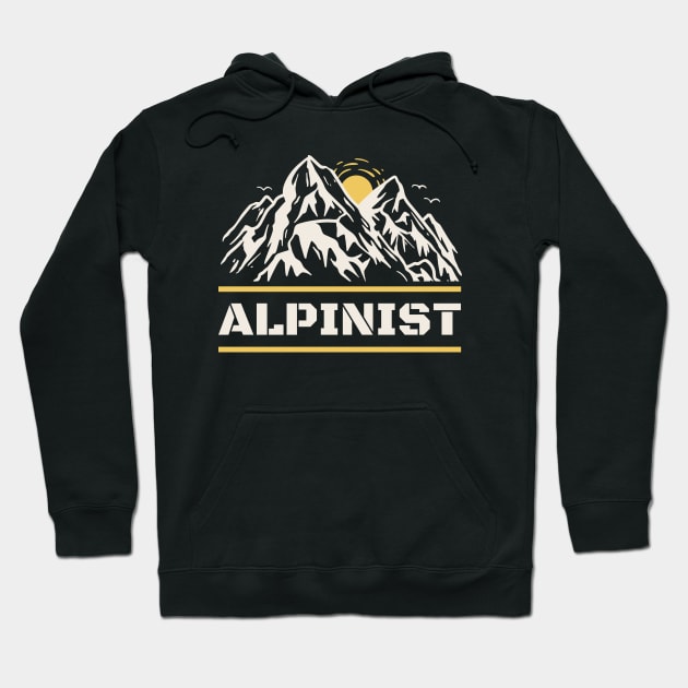 Alpinist Hoodie by Bruno Pires